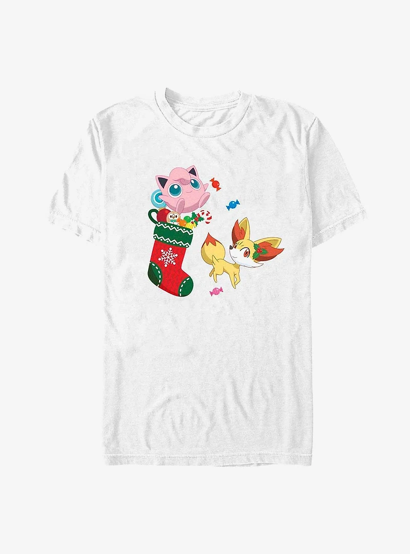 Pokémon Jigglypuff And Fennekin Gift Stocking T-Shirt