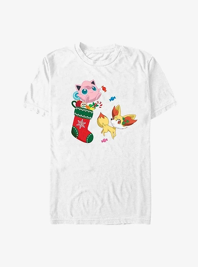 Pokémon Jigglypuff And Fennekin Gift Stocking T-Shirt