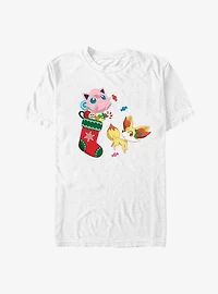 Pokémon Jigglypuff And Fennekin Gift Stocking T-Shirt
