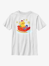 Pokémon Pikachu Christmas Ride Youth T-Shirt