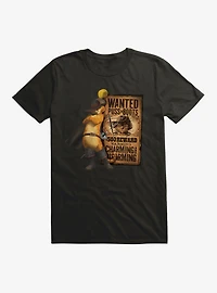 Puss Boots Wanted Poster T-Shirt