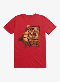 Puss Boots Wanted Poster T-Shirt