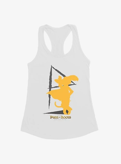 Puss Boots Signature Silhouette Girls Tank