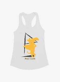 Puss Boots Signature Silhouette Girls Tank