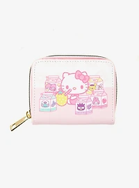 Hello Kitty And Friends Milk Cartons Mini Zipper Wallet