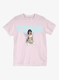 Kneeling Fairy Boyfriend Fit Girls T-Shirt By Proper Gnar