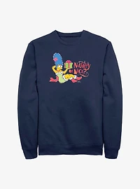 The Simpsons Naughty or Nice Sweatshirt
