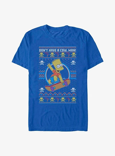 The Simpsons Bart Ugly Christmas T-Shirt