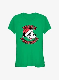Disney Mickey Mouse Frohe Festtage Happy Holidays German Girls T-Shirt