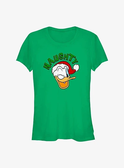 Disney Donald Duck Naughty Holiday Girls T-Shirt