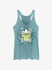 Star Wars The Mandalorian Snow Ho Grogu Girls Tank