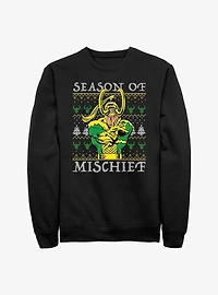 Marvel Loki Mischief Season Ugly Christmas Sweatshirt