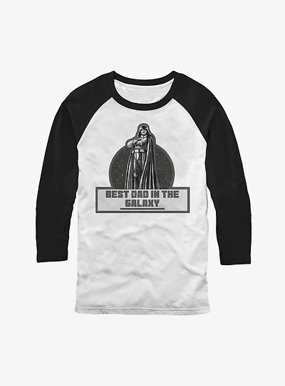 Star Wars Galaxy Dad Vader Raglan T-Shirt