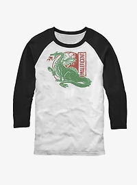 Disney Villains Maleficent Dragon Raglan T-Shirt