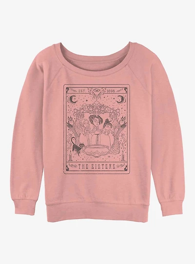 Disney Hocus Pocus The Sisters Tarot Girls Slouchy Sweatshirt