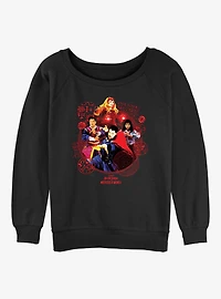 Marvel Doctor Strange the Multiverse of Madness Badge Heroes Girls Slouchy Sweatshirt