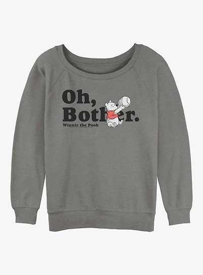 Disney Winnie The Pooh More Bothers Girls Slouchy Sweatshirt