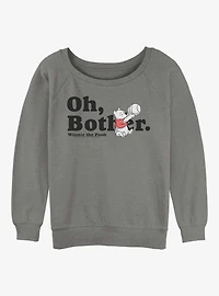 Disney Winnie The Pooh More Bothers Girls Slouchy Sweatshirt