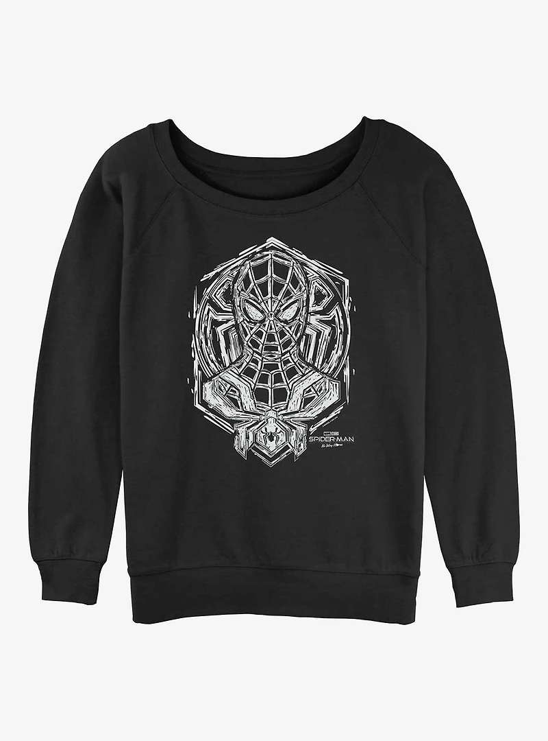 Marvel Spider-Man Spider Linos Girls Slouchy Sweatshirt