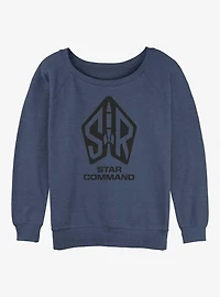 Disney Pixar Lightyear Star Ranger Icon Girls Slouchy Sweatshirt