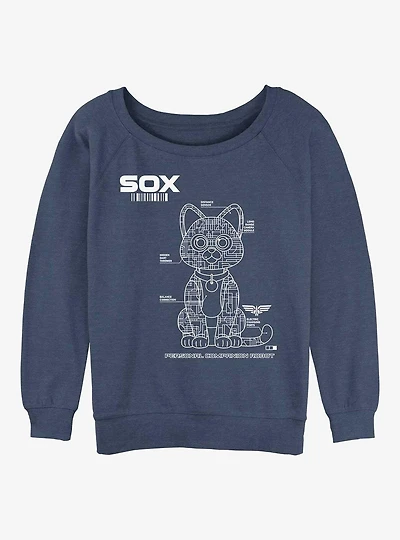 Disney Pixar Lightyear Sox Tech Girls Slouchy Sweatshirt