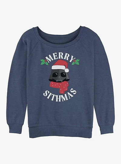 Star Wars Merry Sithmas Girls Slouchy Sweatshirt