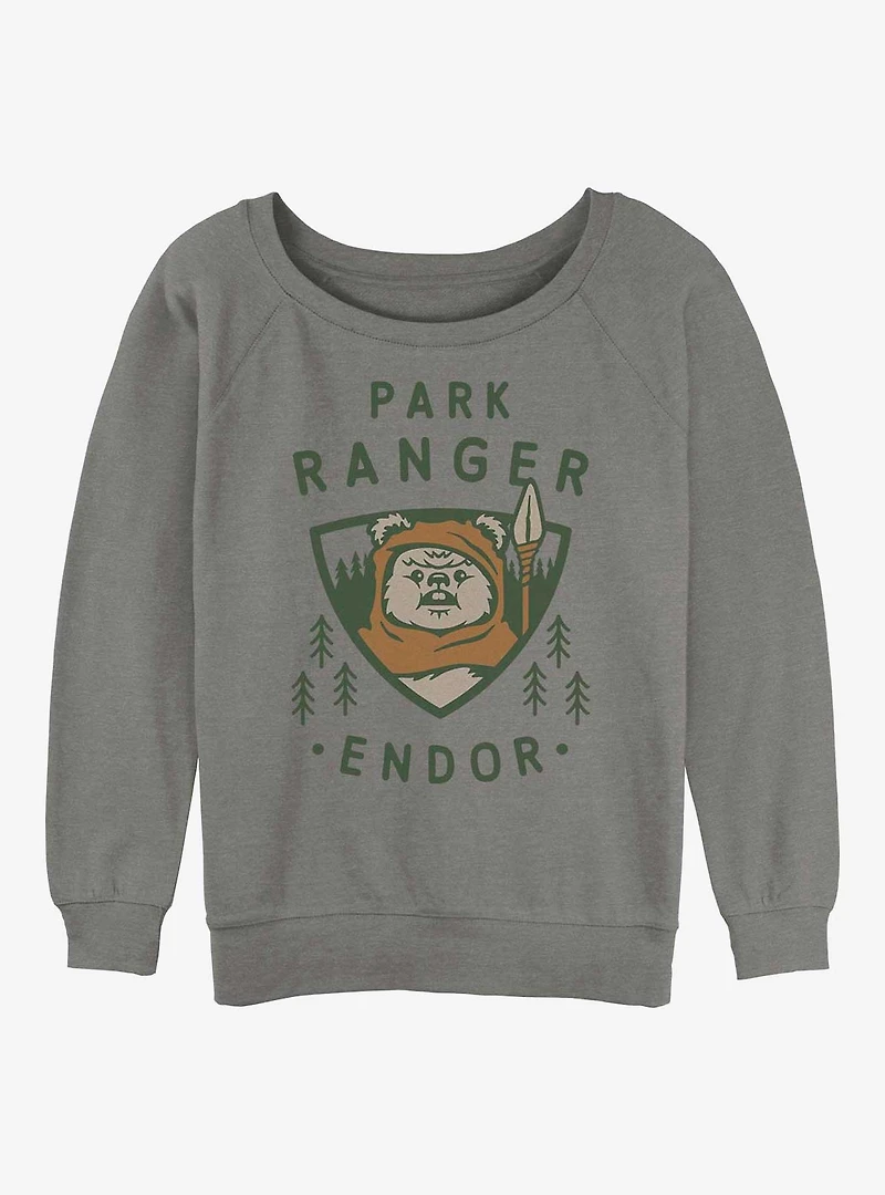 Star Wars Park Ranger Girls Slouchy Sweatshirt