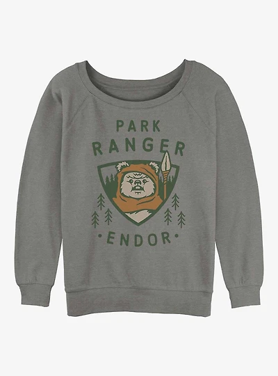 Star Wars Park Ranger Girls Slouchy Sweatshirt