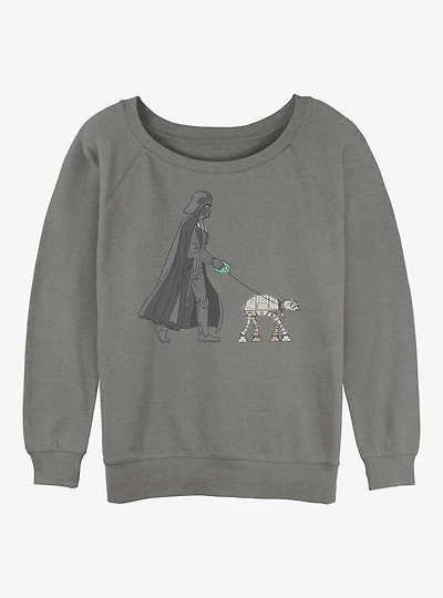 Star Wars Vader Walker Girls Slouchy Sweatshirt
