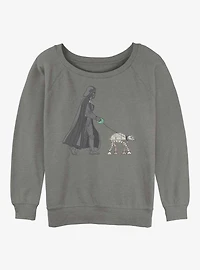Star Wars Vader Walker Girls Slouchy Sweatshirt