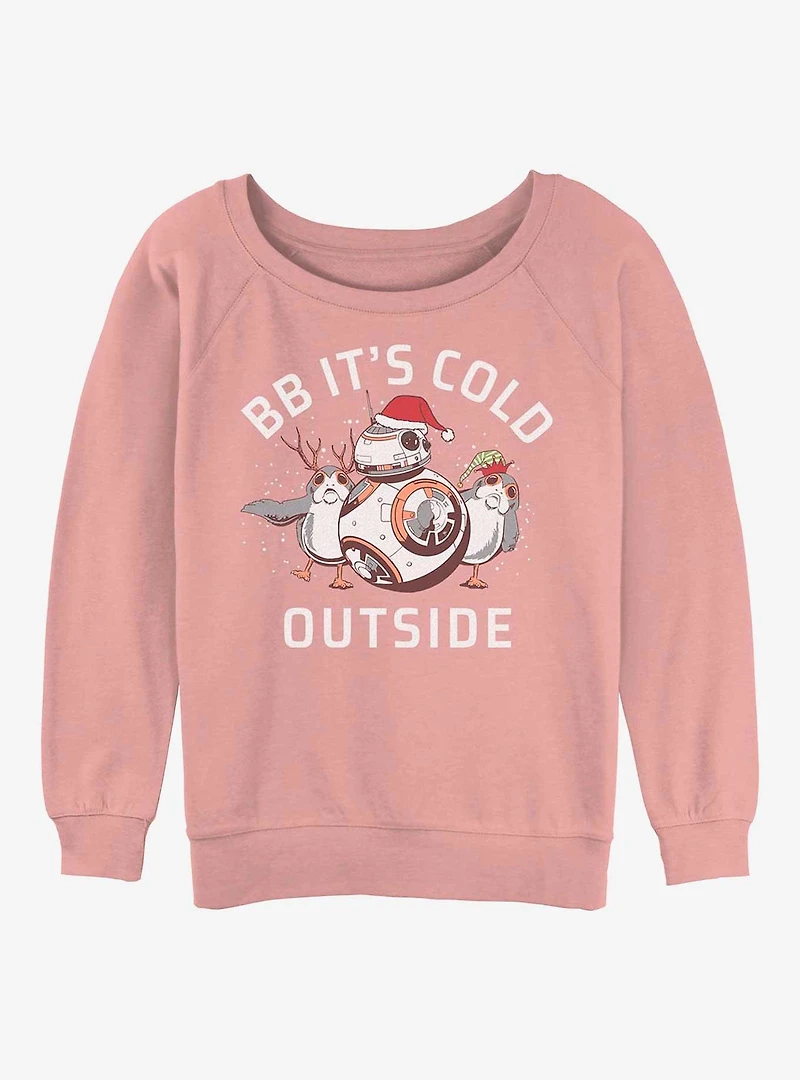 Star Wars: Episode VIII - The Last Jedi BB It's Cold Outside Girls Slouchy Sweatshirt