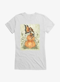 Halloween Fae Girls T-Shirt by Amy Brown