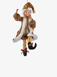 Kringle Klaus Fortune Gold Elf Ornament