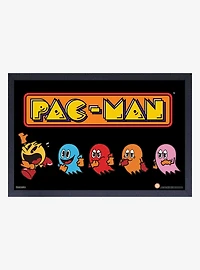Pac-Man Chased Framed Wood Wall Art