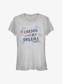 Disney Princesses Chasing My Dreams Girls T-Shirt