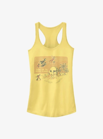 Disney Peter Pan Fly To Skull Island Girls Tank