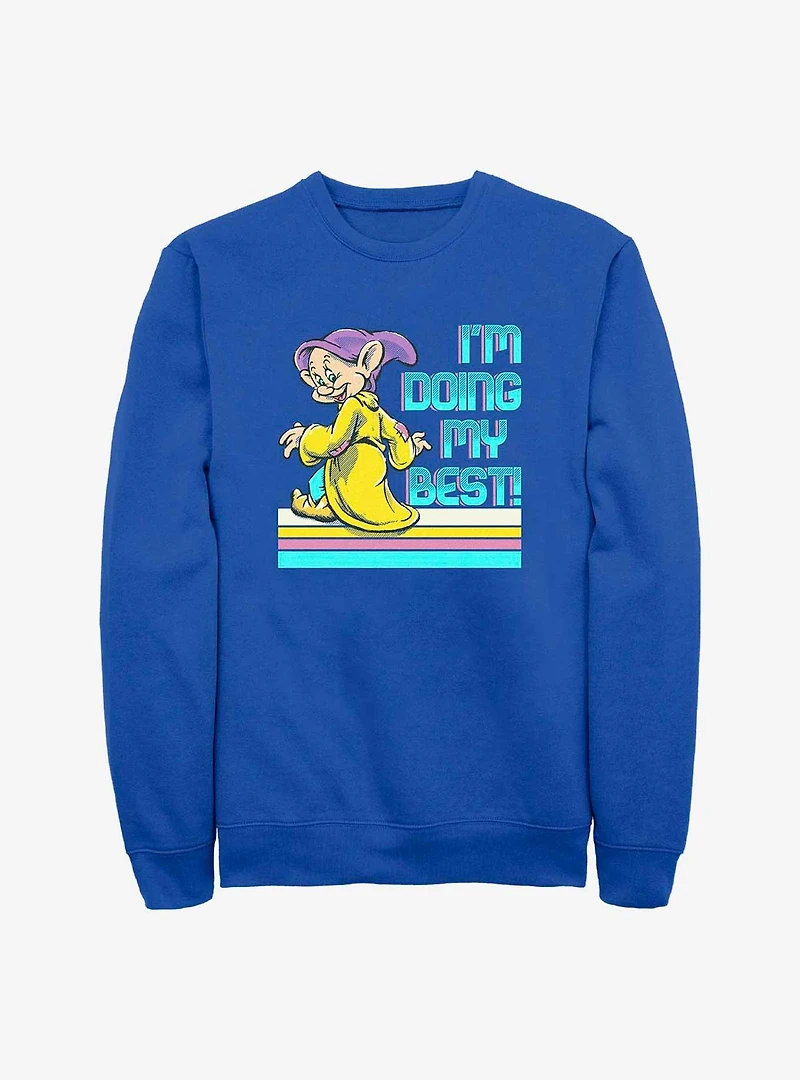Disney Snow White and the Seven Dwarfs Best Dopey Can Sweatshirt
