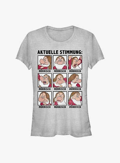 Disney Snow White and the Seven Dwarfs German Grumpy Girls T-Shirt
