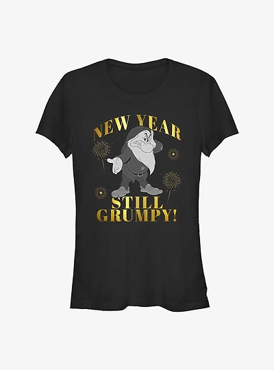 Disney Snow White and the Seven Dwarfs New Year Still Grumpy Girls T-Shirt