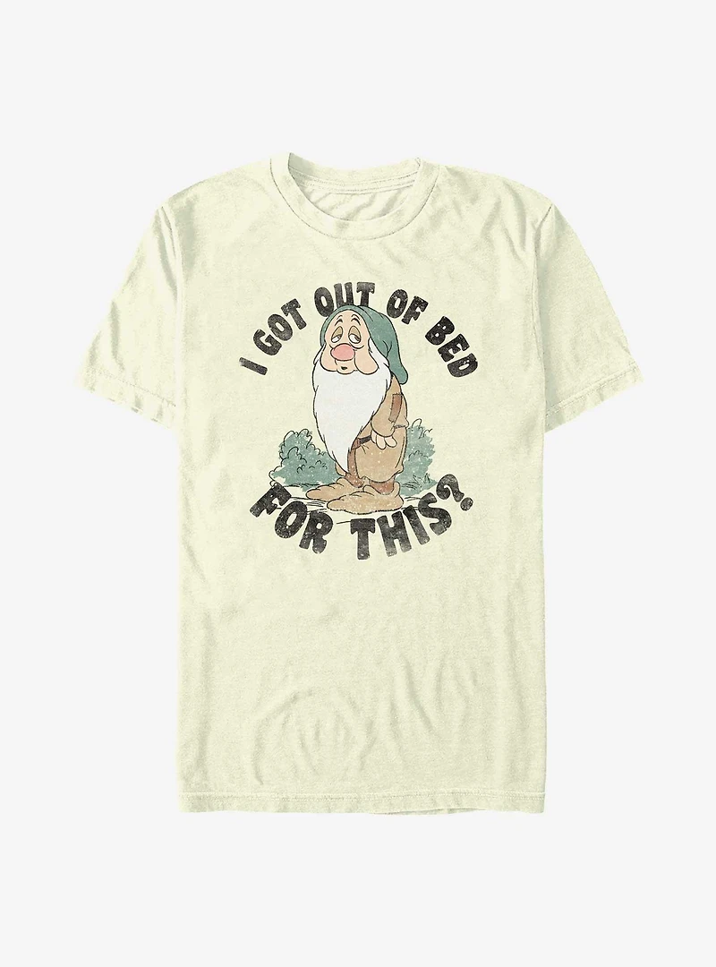 Disney Snow White and the Seven Dwarfs Out Of Bed For This T-Shirt