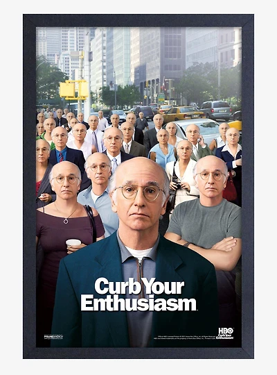 Curb Your Enthusiasm New York Framed Wood Wall Art