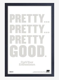 Curb Your Enthusiasm Pretty Framed Wood Wall Art