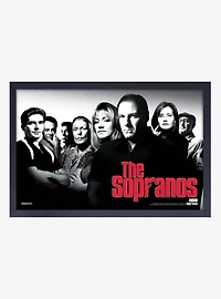 The Sopranos Logo Framed Wood Wall Art