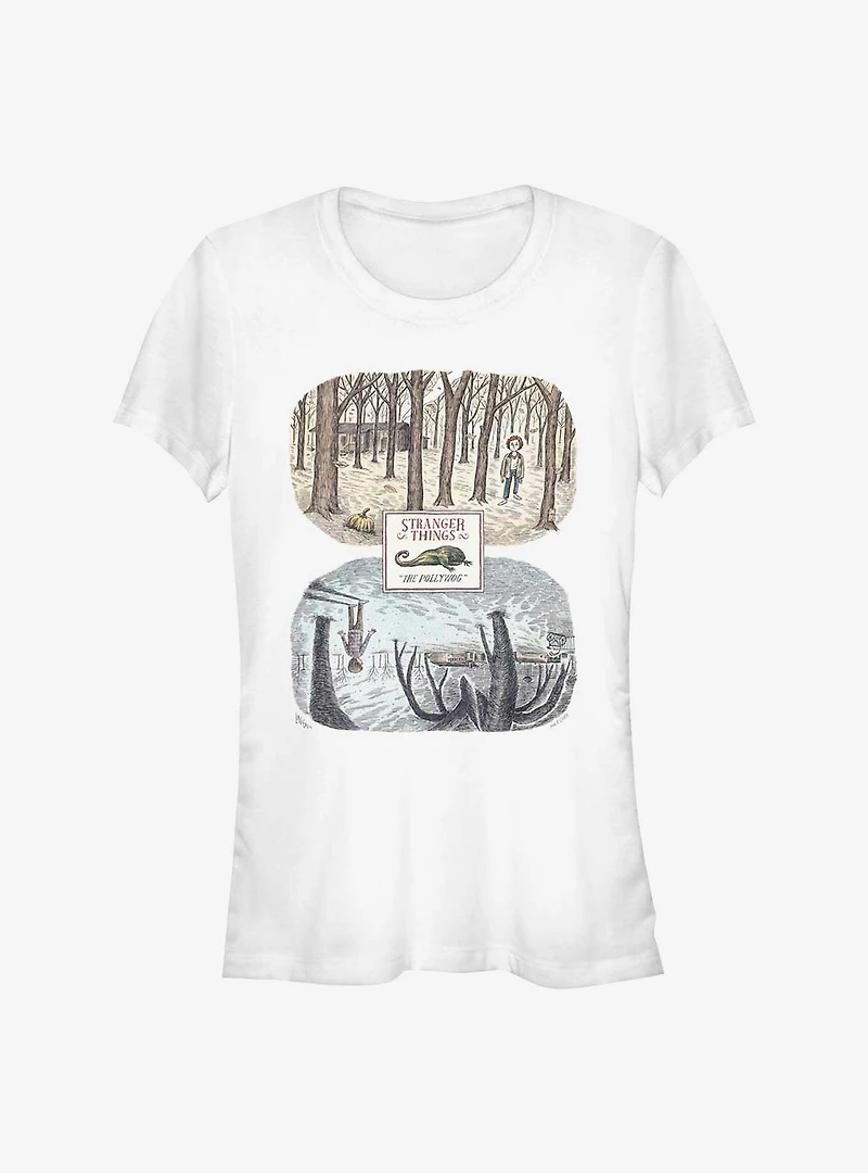 Stranger Things The Pollywog Illustration Girls T-Shirt