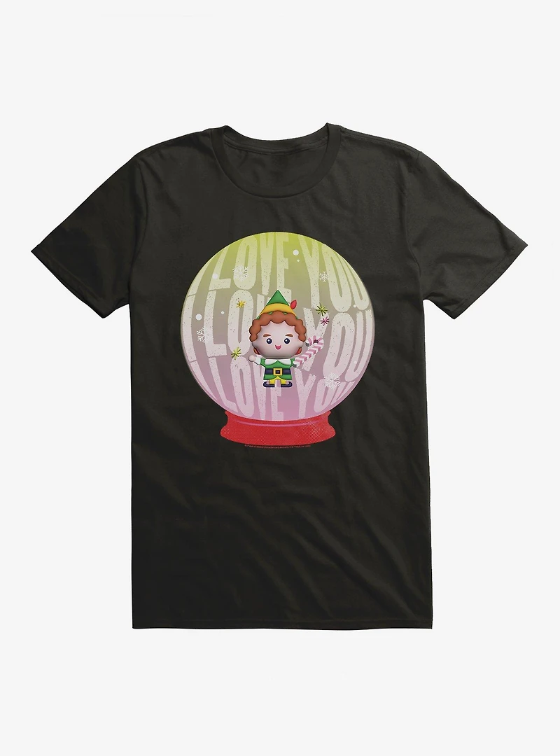 Elf I Love You Snowglobe T-Shirt