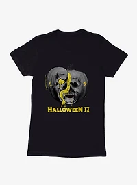 Halloween II Pumpkin Title Logo Womens T-Shirt