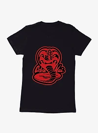Cobra Kai Snake Logo Womens T-Shirt