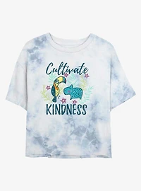 Disney Encanto Cultivate Kindness Tie-Dye Womens Crop T-Shirt