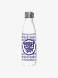 Marvel Black Panther King T'Challa Emblem Water Bottle