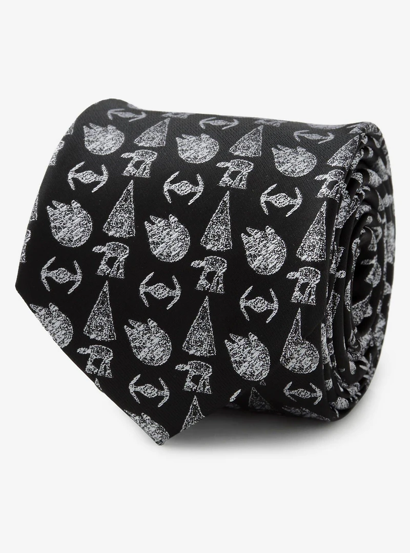 Star Wars Battle Black Men's Tie